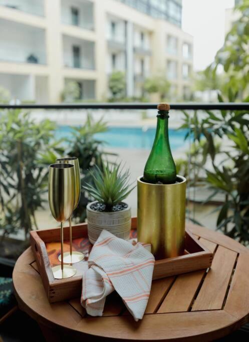 Enjoy Luxury Studio W/Pool @Embassy Gardens Аккра Екстер'єр фото